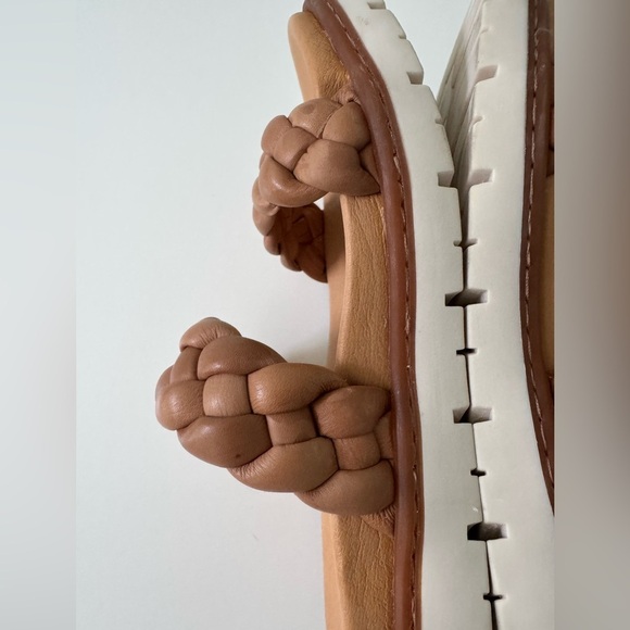 Born Leather Braided Slide Sandals - Picture 7 of 11